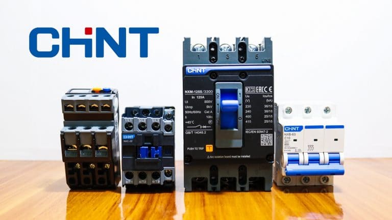 Aptomat Chint lắp đặt tại công trình