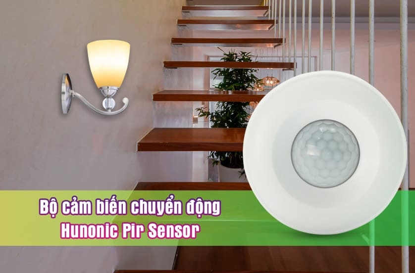 Bộ Cảm Biến Chuyển Động PIR Sensor Hunonic - Góc nhìn cạnh