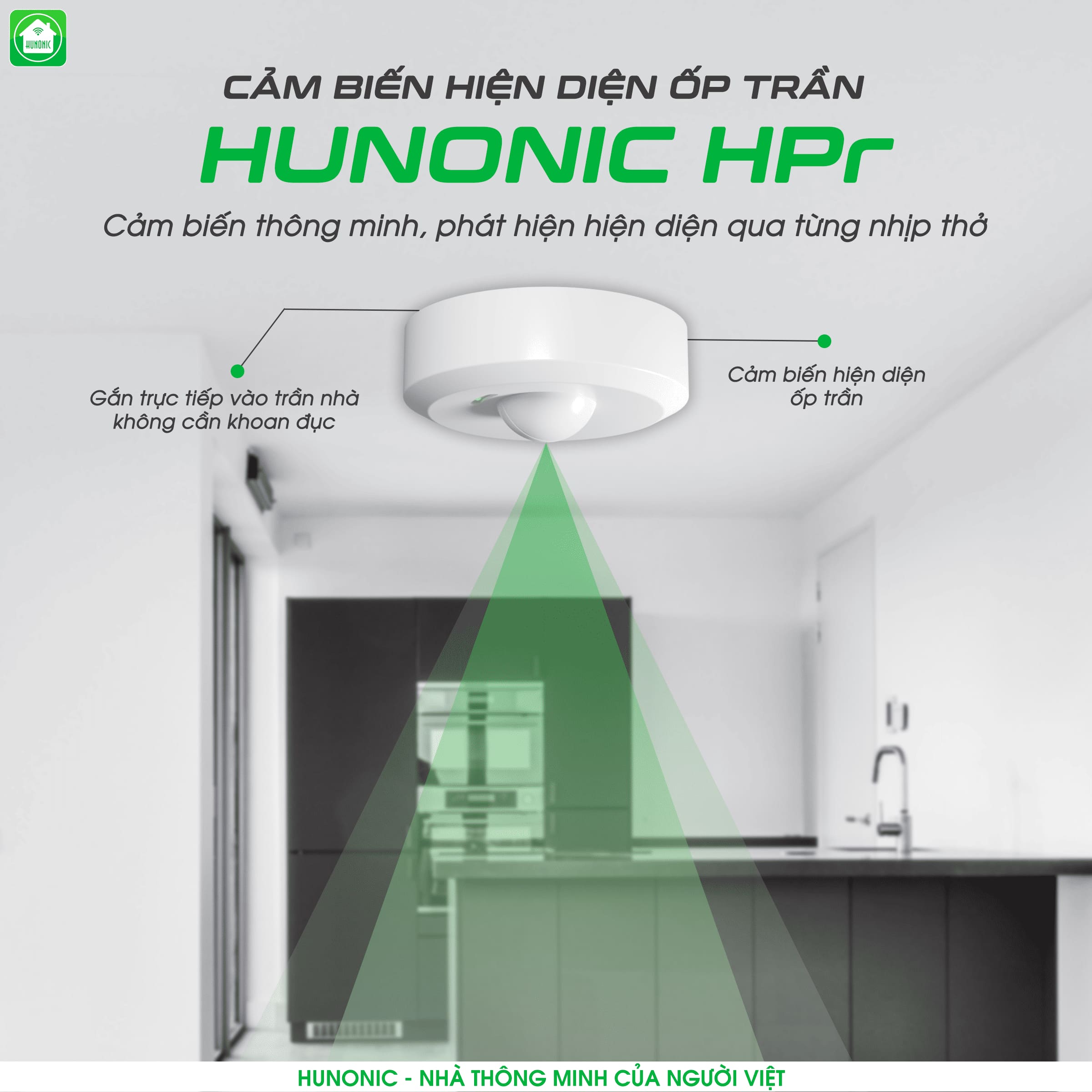 Cảm biến hiện diện Hunonic