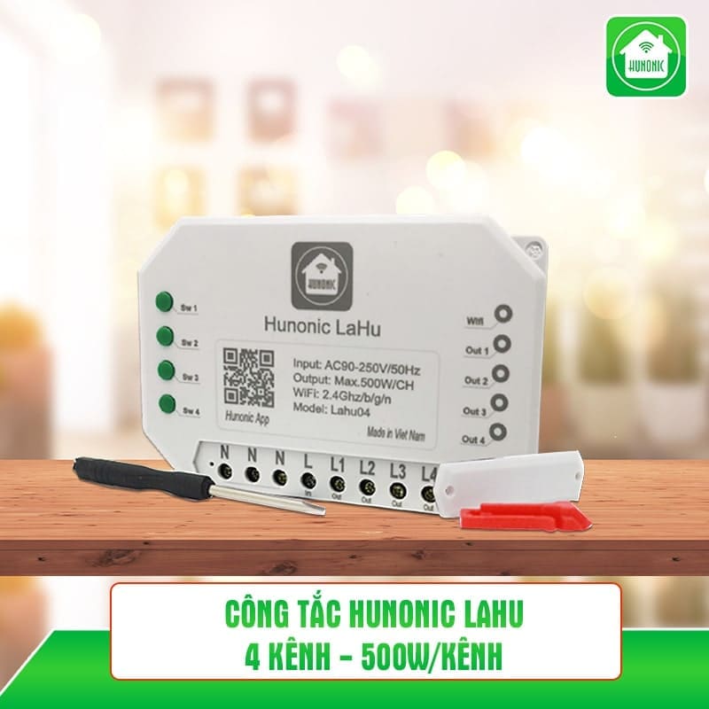 Công tắc Lahu 4 kênh 500W